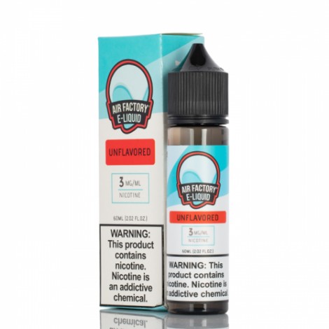 UNFLAVORED - AIR FACTORY E-LIQUID - 60ML